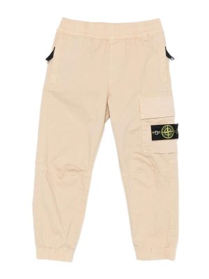 STONE ISLAND: カジュアルトラウザー - カジュアルパンツ - ベージュ