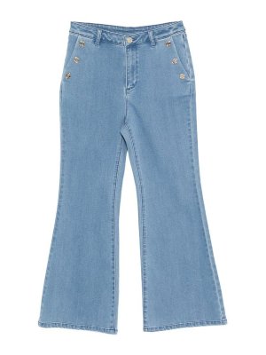 TWINSET: straight leg jeans - Denim Jeans