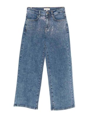 TWINSET: straight leg jeans - Denim Jeans