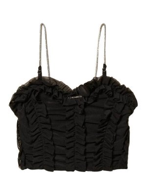 TWINSET: Tops und Tank Tops - Top - Schwarz