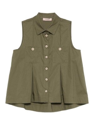 TWINSET: Camisas - Camisa - Verde