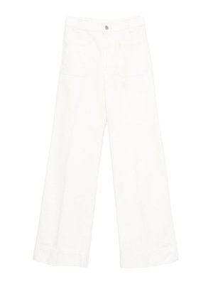 VICTORIA BECKHAM: ストレートジーンズ - ストレートジーンズ - 白