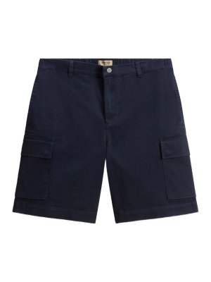 WOOLRICH: Hosen Shorts - Shorts - Blau