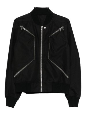 RICK OWENS: ダウン・ハイテクジャケット - ダウンジャケット - 黒