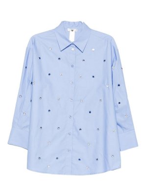 TWINSET: Camisas - Camisa - Azul