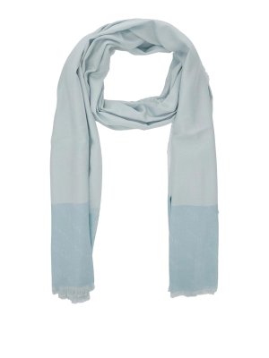 TWINSET: Écharpes - Écharpe - Bleu Clair