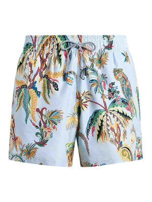 ETRO: Costumi piscina e boxer - Costume Con Stampa Piazzata