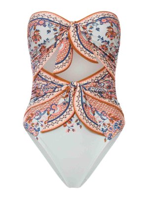 ZIMMERMANN: one-piece - Aster Scarf Detail Swimsuit