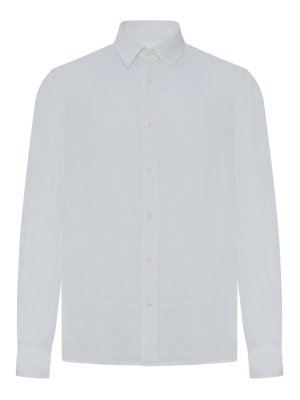 120% LINO: Camisas - Camisa - Azul Claro