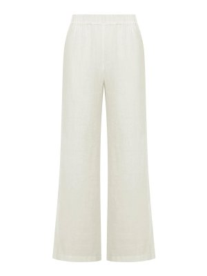 120% LINO: casual trousers - Wide Leg Linen Trousers