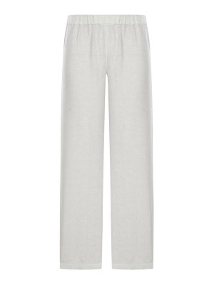 120% LINO: pantaloni casual - Pantaloni di lino a gamba larga