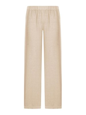120% LINO: casual trousers - Wide Leg Linen Trousers