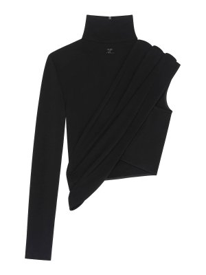 Courreges: Tops und Tank Tops - Top - Schwarz