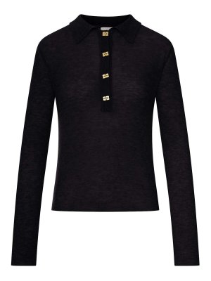 GANNI: Polos - Polo - Negro