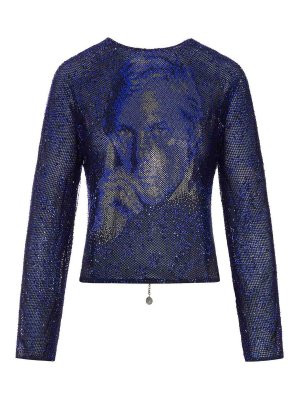GIORGIO ARMANI: Tops & Tank tops - Top Completely Covered With Rhinestone