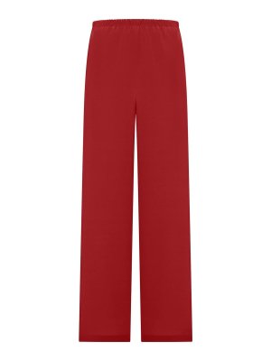 Max Mara: casual trousers - Maga Pants In Silk Crpe De Chine