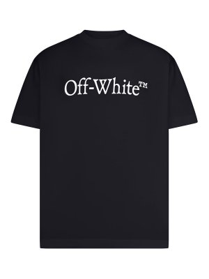 OFF-WHITE: t-shirts - Crew Neck T-Shirt With Print