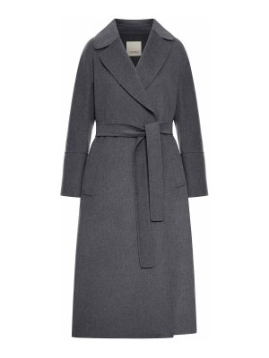 S MAX MARA: flared jeans - Wool Robe Coat