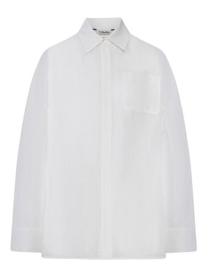 S MAX MARA: Camisas - Camisa - Blanco