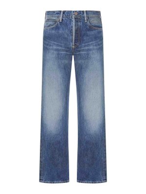 VISVIM: straight leg jeans - Social Sculpture Jeans
