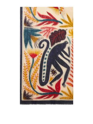 ETRO: sciarpe e foulard - Sciarpa In Modal Con Stampa A Specchio