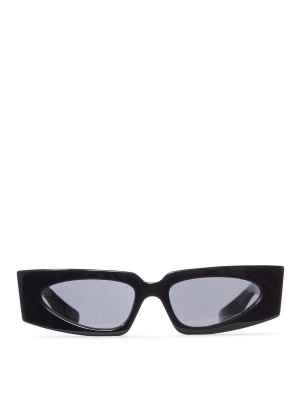VALENTINO GARAVANI: sunglasses - Rectangular Acetate Sunglasses