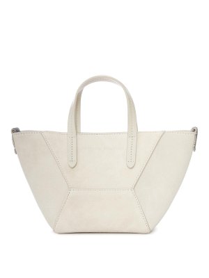BRUNELLO CUCINELLI: トートバッグ - トートバッグ - 白