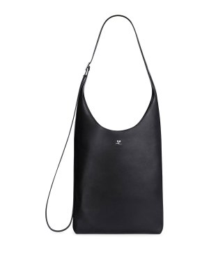 Courreges: Handtaschen - Shopper - Schwarz