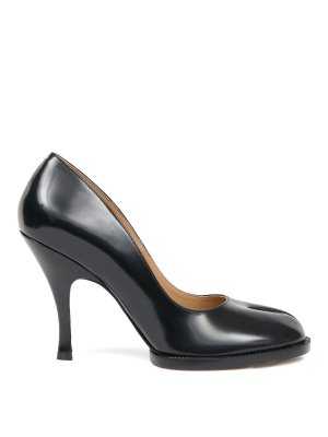 Maison Margiela: Escarpins - Chaussures À Talon - Noir
