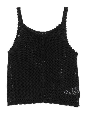 DUNST: Top e canotte - Top in misto lino e cotone