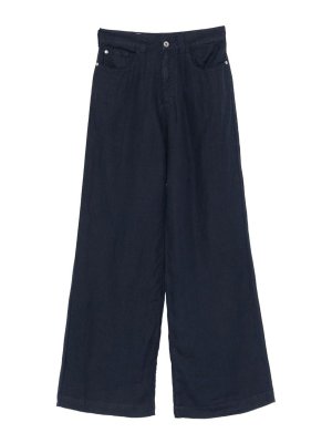 EMPORIO ARMANI: casual trousers - Linen Trousers