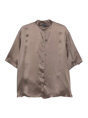 EMPORIO ARMANI: シャツ - シャツ - ブラウン