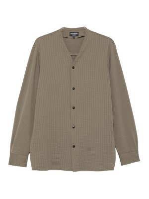 EMPORIO ARMANI: シャツ - シャツ - ブラウン