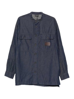 EMPORIO ARMANI: Camisas - Camisa - Azul