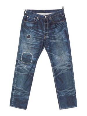 JUNYA WATANABE: Pantalones casual - Pantalón Casual - Azul
