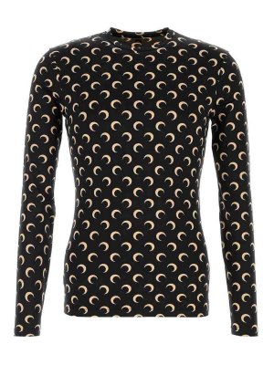 MARINE SERRE: Tops y camisetas sin mangas - Top - Negro