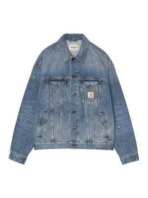 CARHARTT: denim jacket - Denim Cotton Jacket