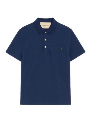 VALENTINO: Polos - Polo - Azul