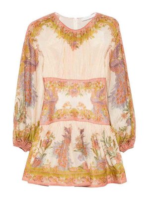 ZIMMERMANN: Strickpullover mit Rundhalsausschnitt - Rundhalspullover - Braun