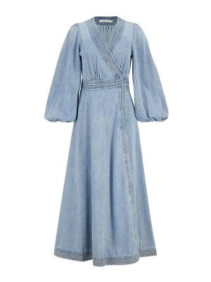 ZIMMERMANN: Vestidos media pierna - Vestido Midi - Azul