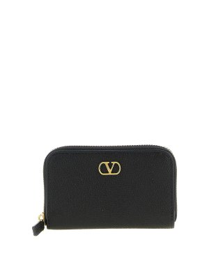 VALENTINO GARAVANI: wallets & purses - Vlogo Signature Leather Wallet