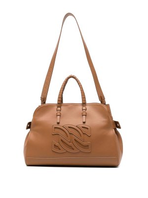 Casadei: Handtaschen - Shopper - Braun