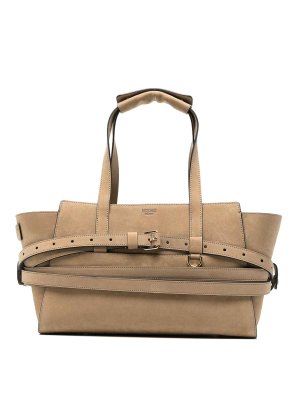 MOSCHINO: Handtaschen - Shopper - Beige