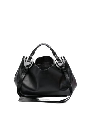 DIESEL: トートバッグ - トートバッグ - 黒