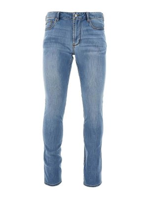 EMPORIO ARMANI: Straight Leg Jeans - Straight Leg Jeans - Blau