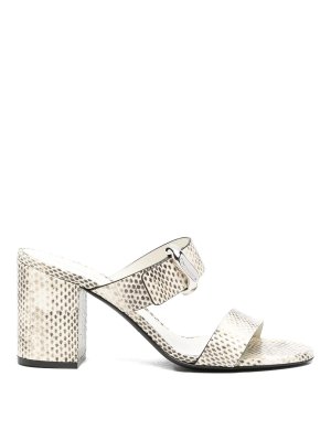 EMPORIO ARMANI: Zapatos chinelas - Chinelas - Gris Claro