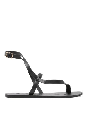 MANEBI: Sandalias - Sandalias - Negro
