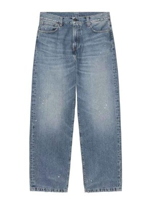 CARHARTT: Jeans Rectos - Vaqueros Rectos - Azul