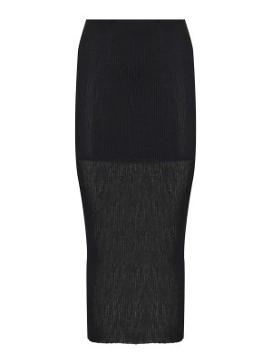 ALBERTA FERRETTI: Knee length skirts & Midi - Viscose midi skirt