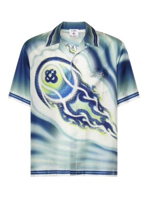 CASABLANCA: shirts - The Art Of The Serve Silk Shirt